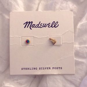 MADEWELL Stud Earrings NWT